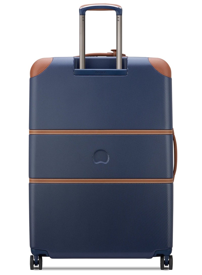 DELSEY Paris Chatelet Air 2.0 - 82 Cm Hardcase 4-Double Wheeled Non-Expandable Check-In Luggage Trolley- Blue - Image 4